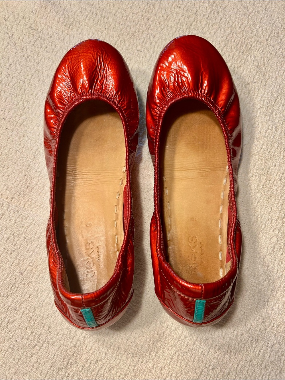 Tieks Red Diamond - Limited Edition -sz 9